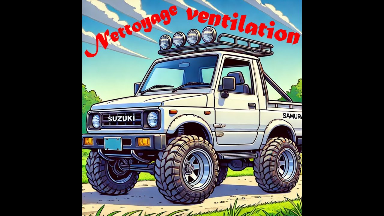 Suzuki samourai sj413 nettoyage ventilation habitacle