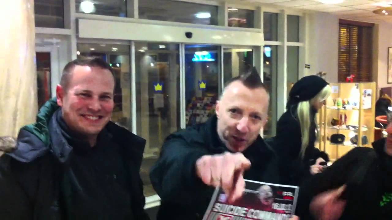 Johan van Roy (SUICIDE COMMANDO) at last arrived in Moscow, Russia!