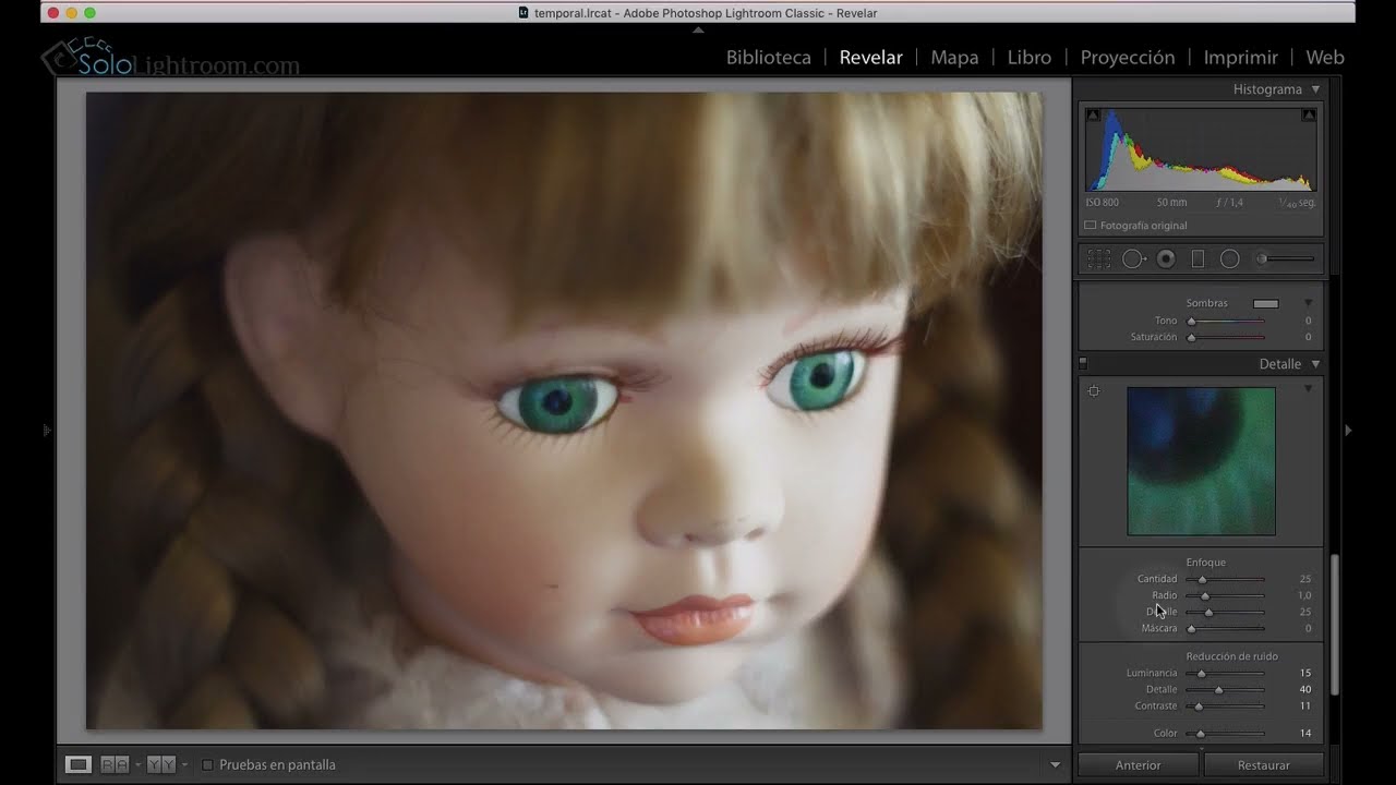 Curso de Lightroom Classic capitulo 31 - Reducir Ruido en una fotografía