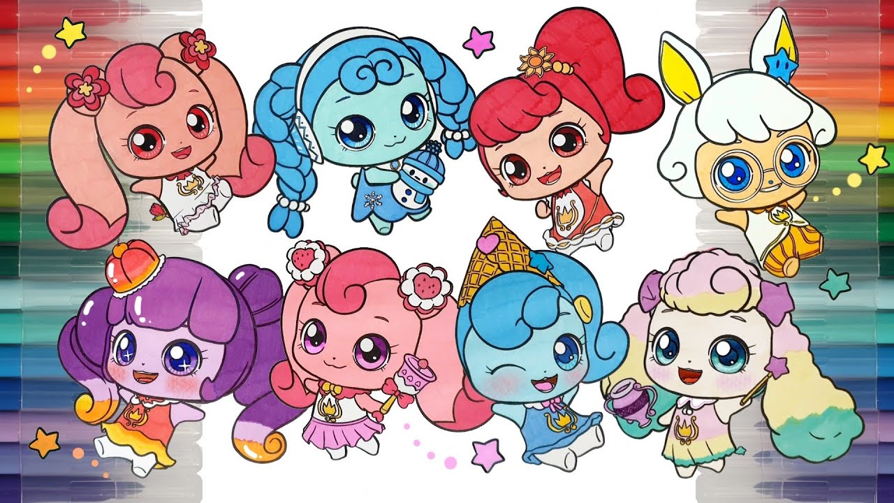 💕색칠놀이💕 알쏭달쏭+새콤달콤 캐치티니핑 시즌3 시즌4 로열 티니핑 색칠하기 모음 모아보기 함께보기🎨 Catch teenieping royalping coloring 색칠공부