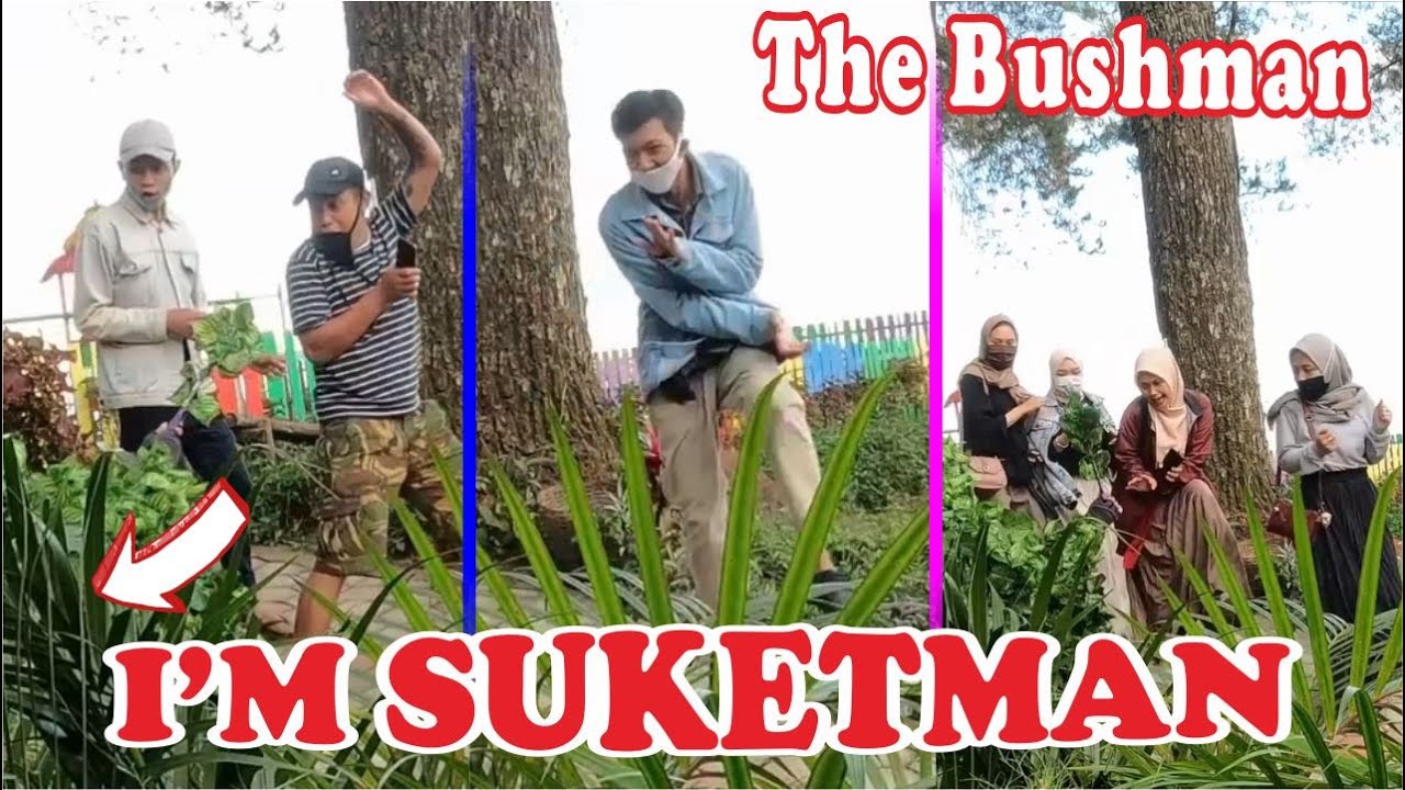 Ekspresi Kaget yang Lucu || BUSHMAN PRANK | PRANK MANUSIA POHON