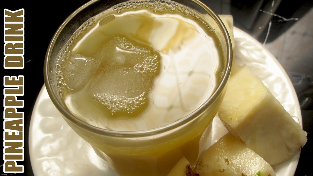 JAMAICAN PINEAPPLE DRINK: 'Jamaican Juice Drinks Cookbook' Recipe