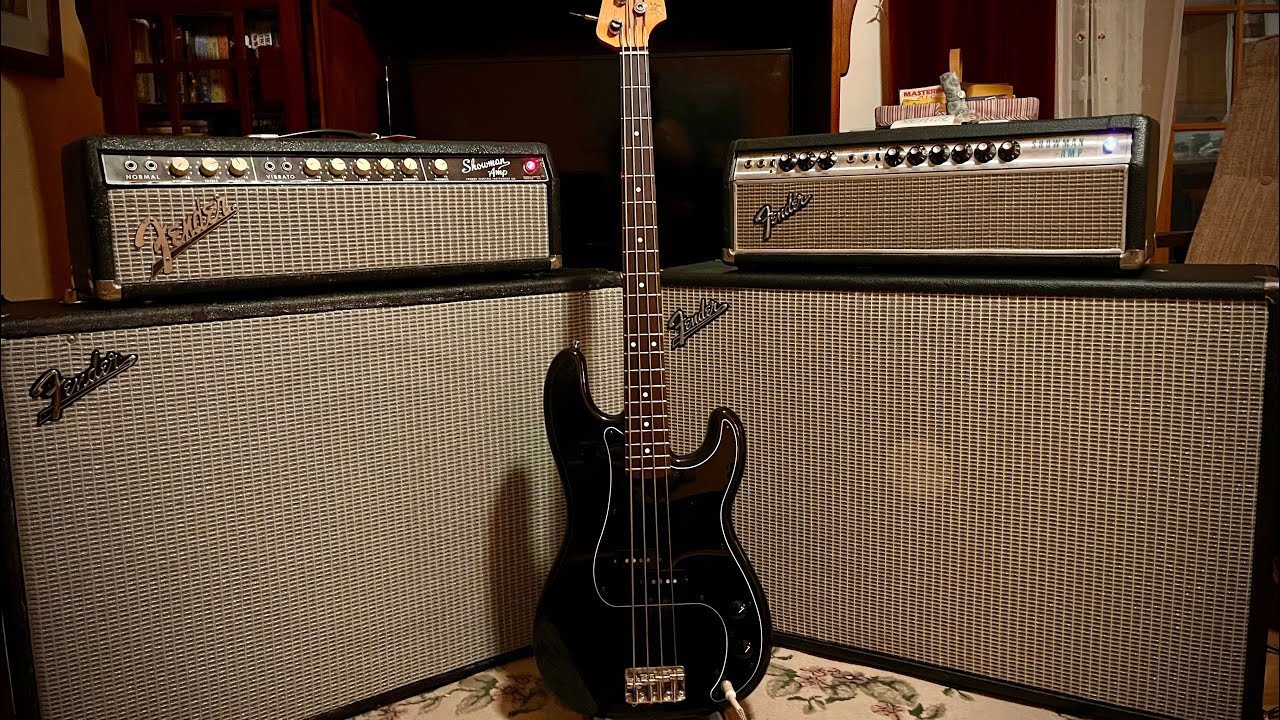 1963 Fender Showman (6G14-A) vs 1968 Showman (AB763) with Vig Precision Bass
