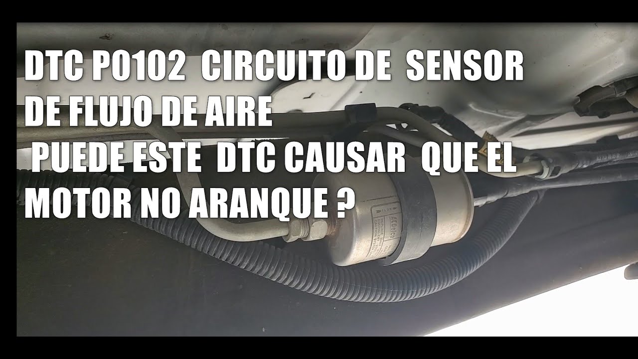 CHEVROLET S10 DA MARCHA Y NO ARRANCA  DTC P0102