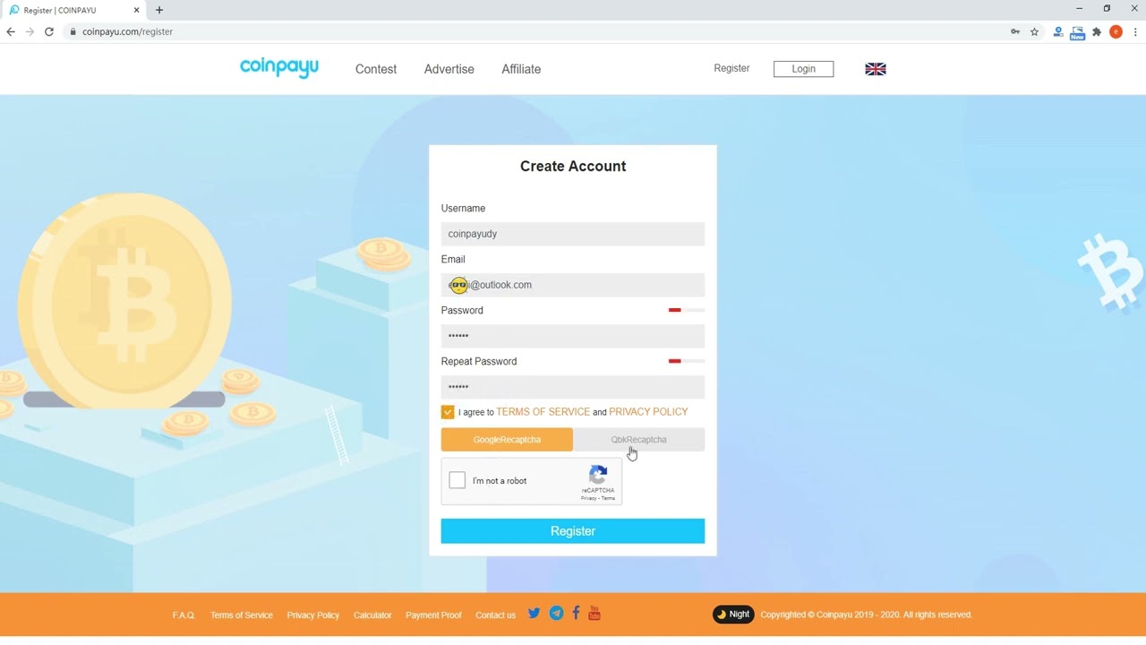 How to register and login in CoinpayU. crypto hour.