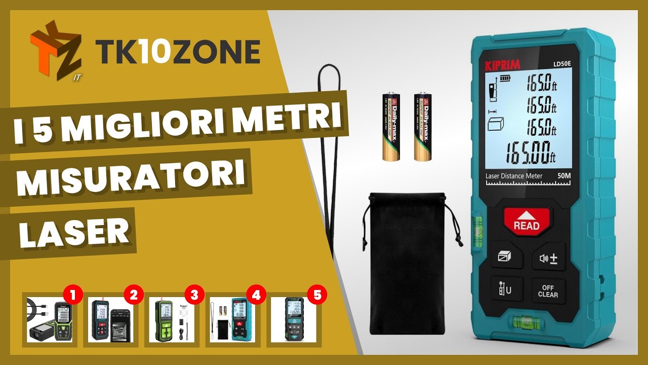 I 5 migliori metri misuratori laser