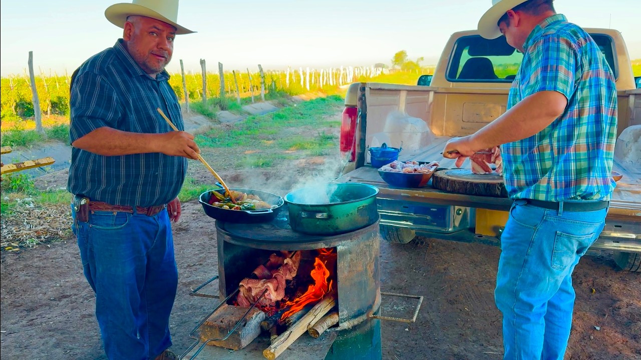 Cortando cebolla y preparando un delicioso FRIJOL CHARRO!! || Ruta La Nueve