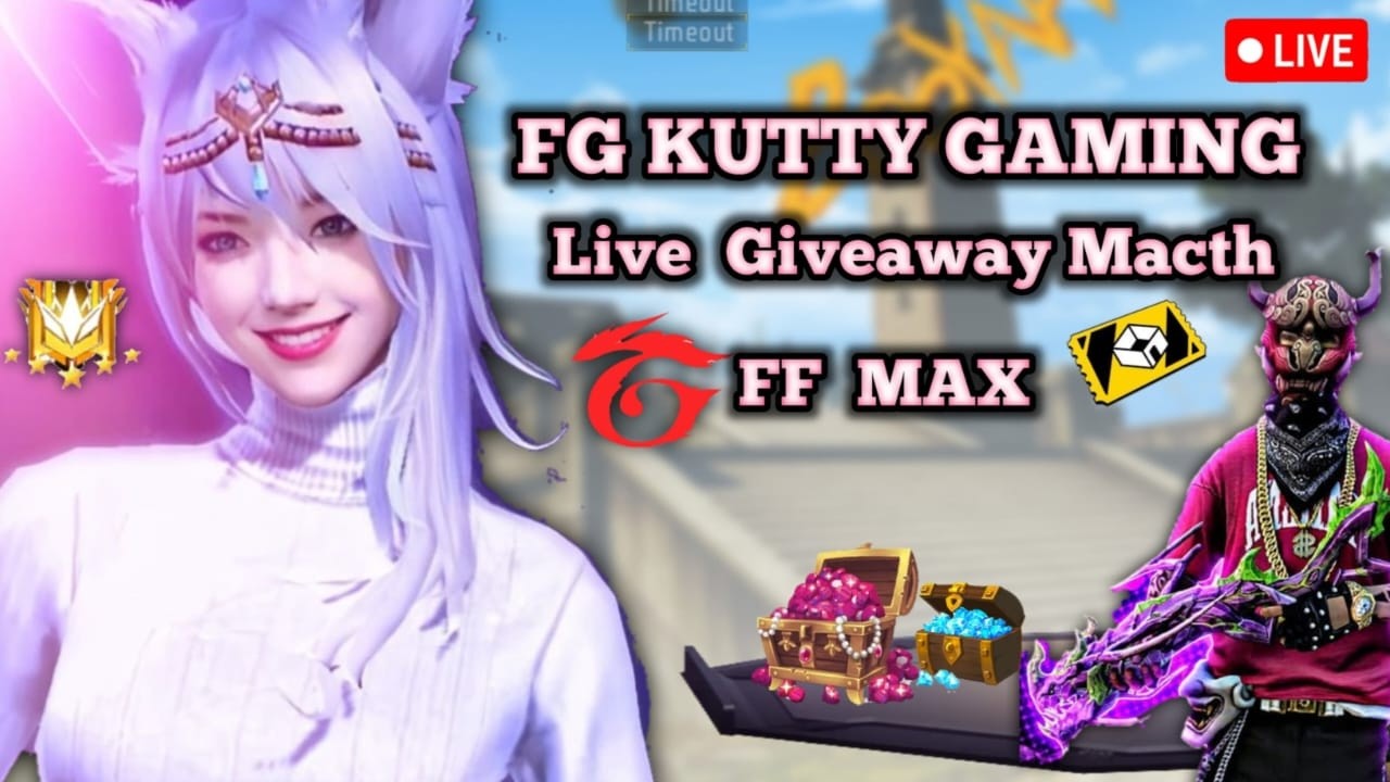 FG KUTTY GAMING 🔥🔥  FREE FIRE LIVE💥💯 giveaway tamil match tamil #freefire #tamil #live