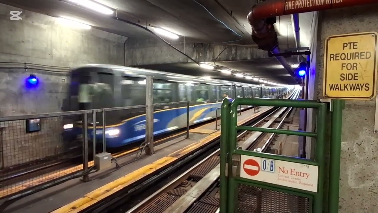 Three 1984 UTDC MK1s at Columbia 