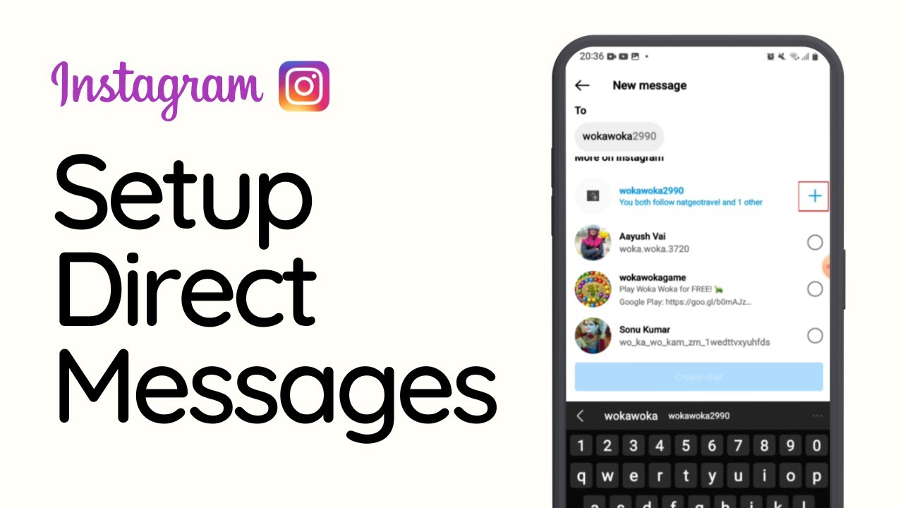 Как настроить прямые сообщения Instagram