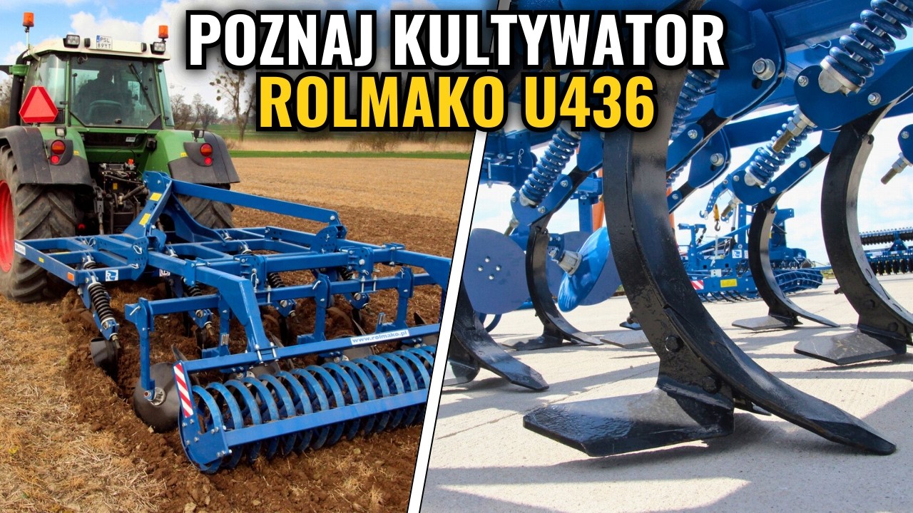Kultywator od Rolmako U436: jeden agregat, wiele zadań