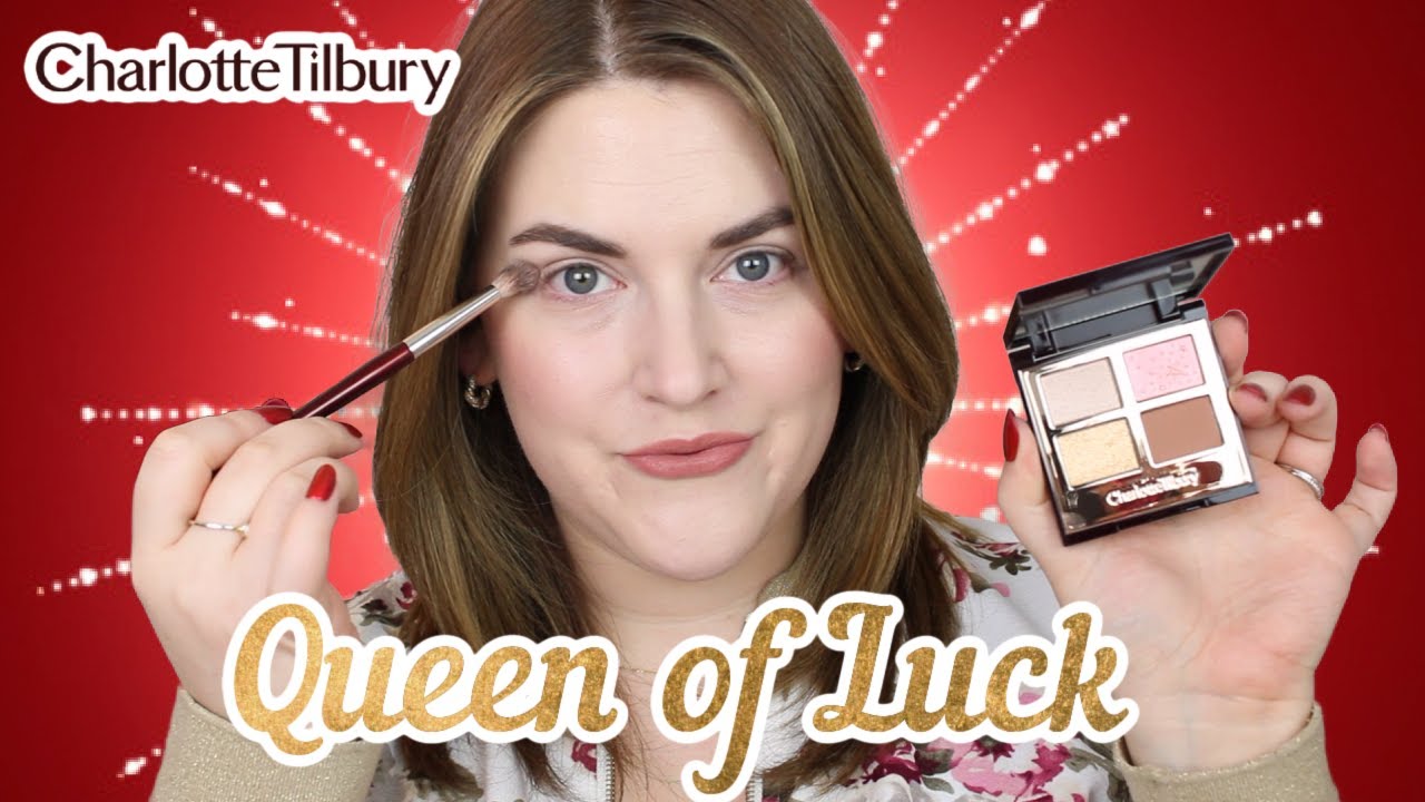 CHARLOTTE TILBURY QUEEN OF LUCK EYESHADOW QUAD | REVIEW + COMPARISONS