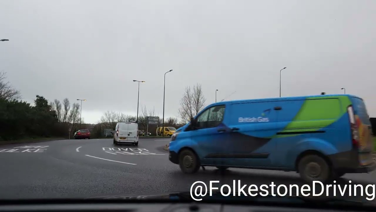 Churchill Avenue to Capel le Ferne | Folkestone Driving Test Route