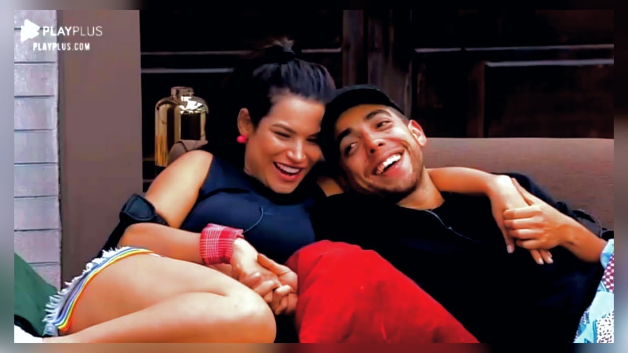 Raissa Barbosa e Lucas selfie - Rise up Andra Day