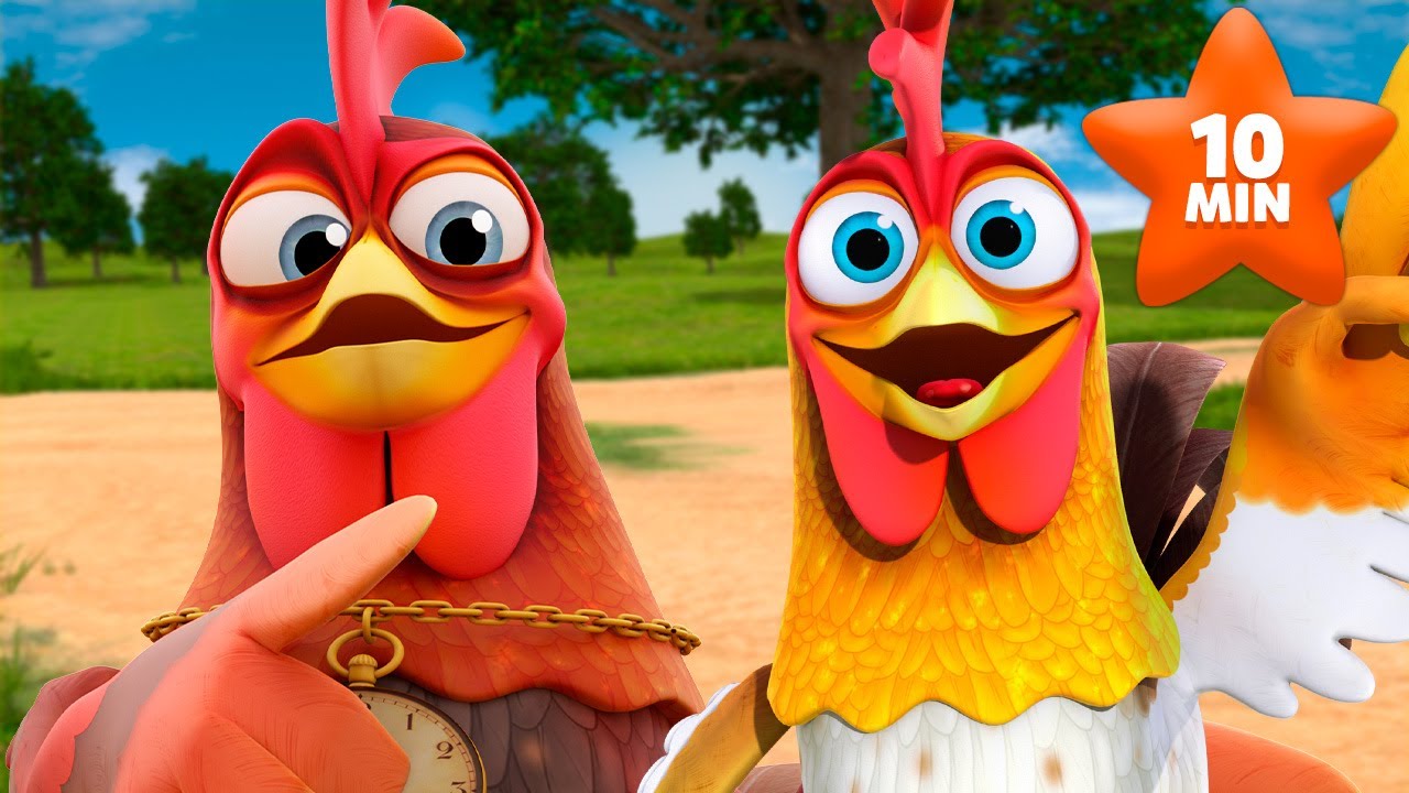 Les Meilleures Chansons Pour Enfants Avec Les Coqs de la Ferme de Z&eacute;non! | Le Royaume des Enfants