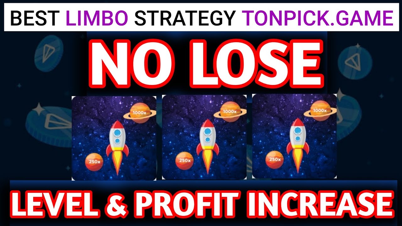 BEST LIMBO STRATEGY TONPICK.GAME LEVEL & PROFIT INCREASE STRATEGIES| Level Increase LIMBO STRATEGY|