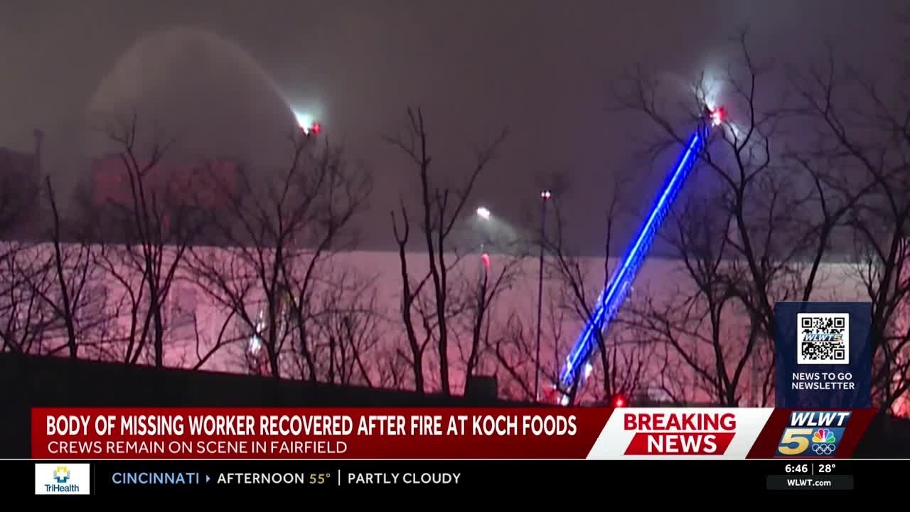 Fire: Body of previously unaccounted for employee recovered after large fire at Koch Food plant i...