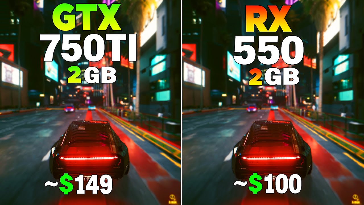 GTX 750 Tİ Vs RX 550 - Test in 11 Games