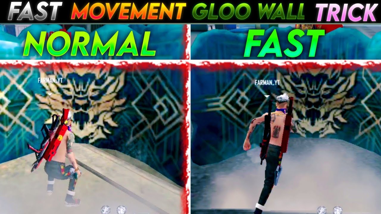 FAST GLOO WALL TRICK 🔥 इस तरह से fast ग्लू वाल कैसे लगाये || [ With Proof ]  Garena Free Fire