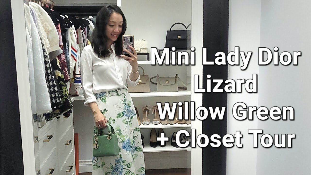 Mini Lady Dior Lizard + 2026 closet tour