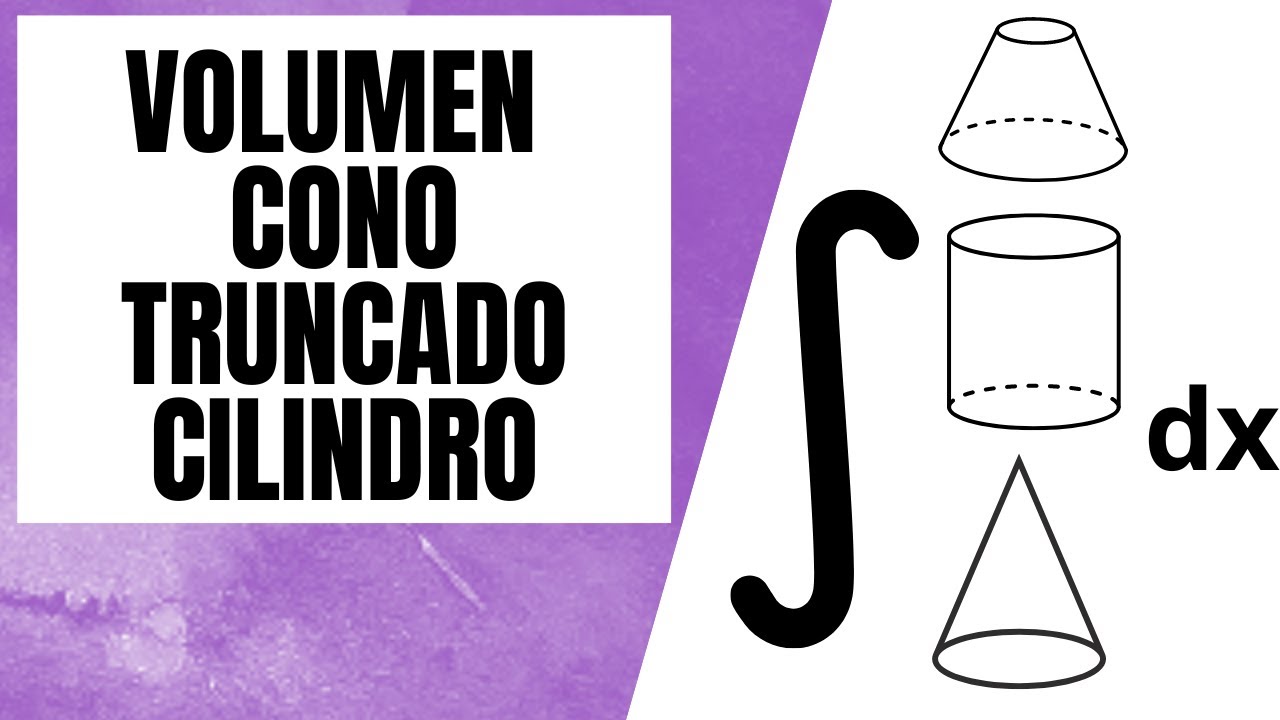 Volumen de Cono Recto Circular Truncado usando Integrales | Cálculo 2
