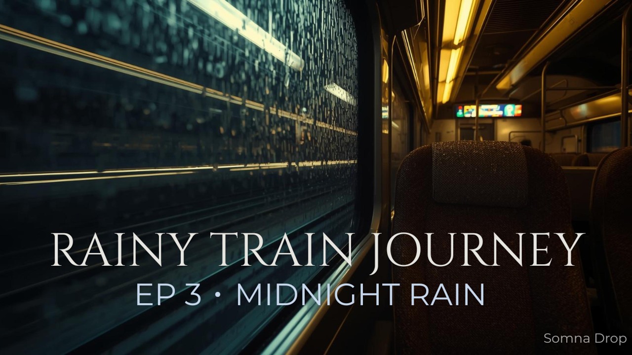 Rainy Train Journey EP 3 | Tunnel Echoes for Deep Sleep