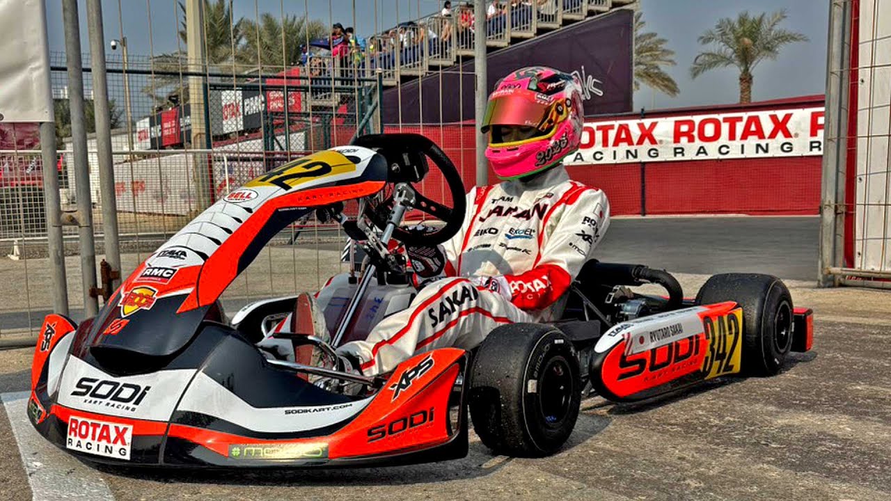 20251204 Rotax Grand Finals 2025 QUALLFYING HEAT A×C 酒井龍太郎 Bahrain International Karting Circuit