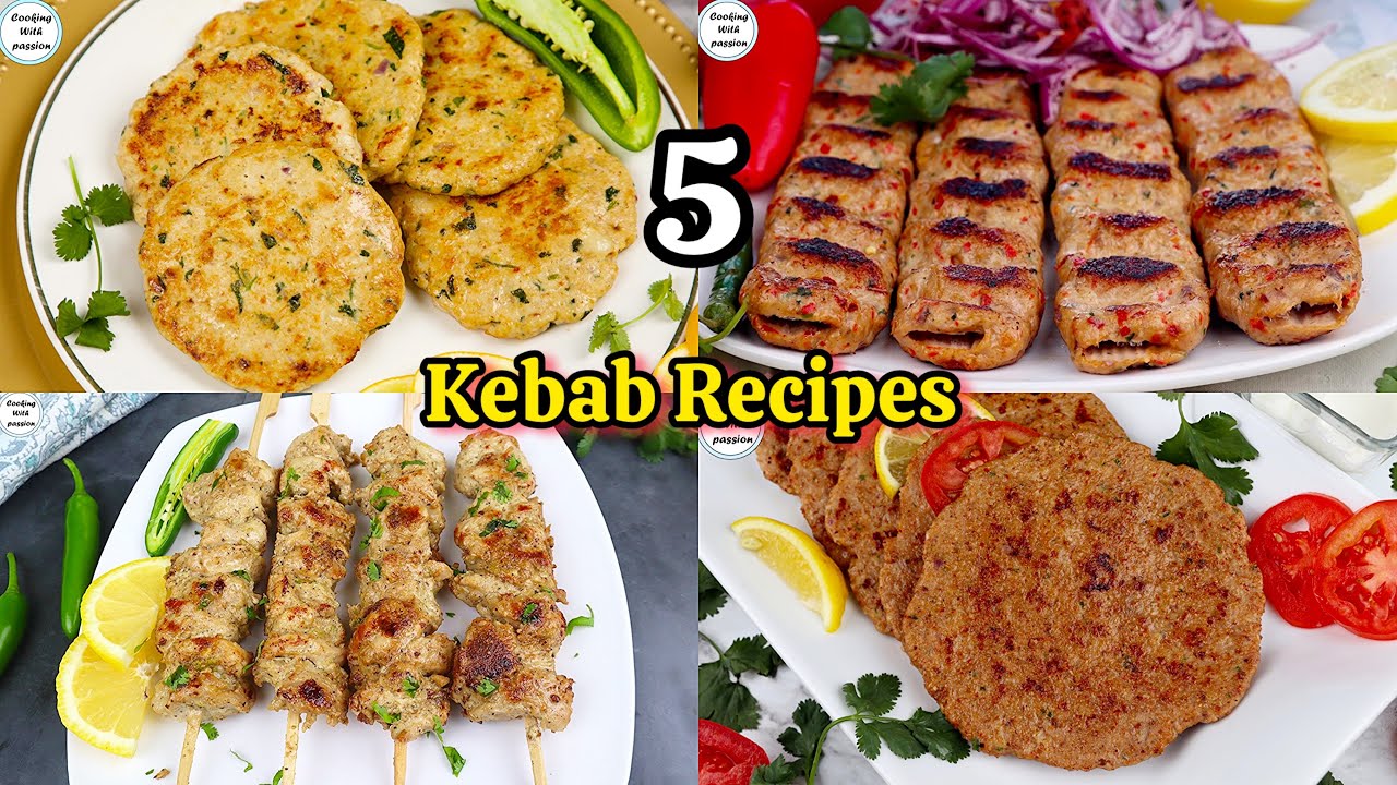 Chicken Kebab 5UNIQUE Recipes Eid/ Ramadan Special, Chicken Cheese Patty,Turkish Adana Chicken Kabab