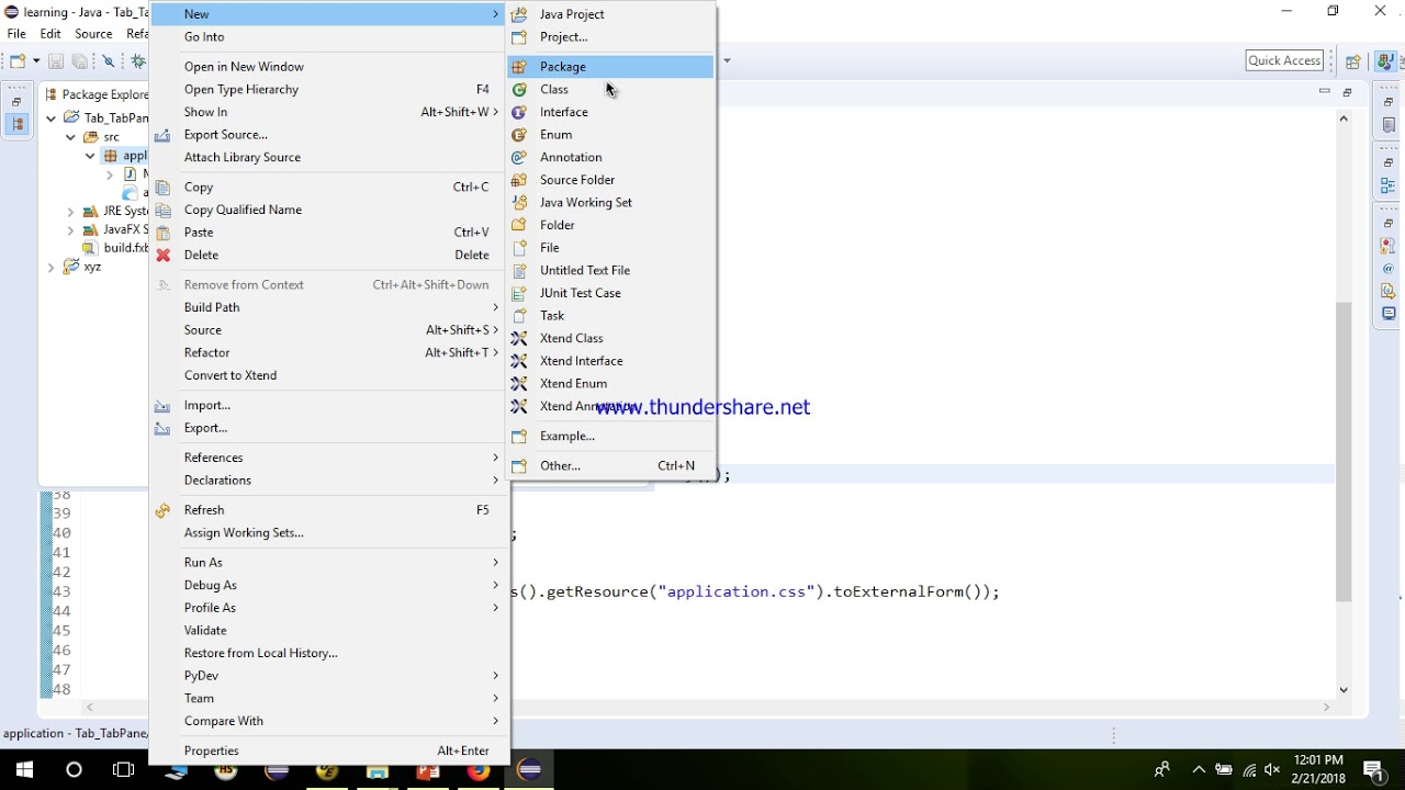 Multiple Tabs inside single TabPane in javafx