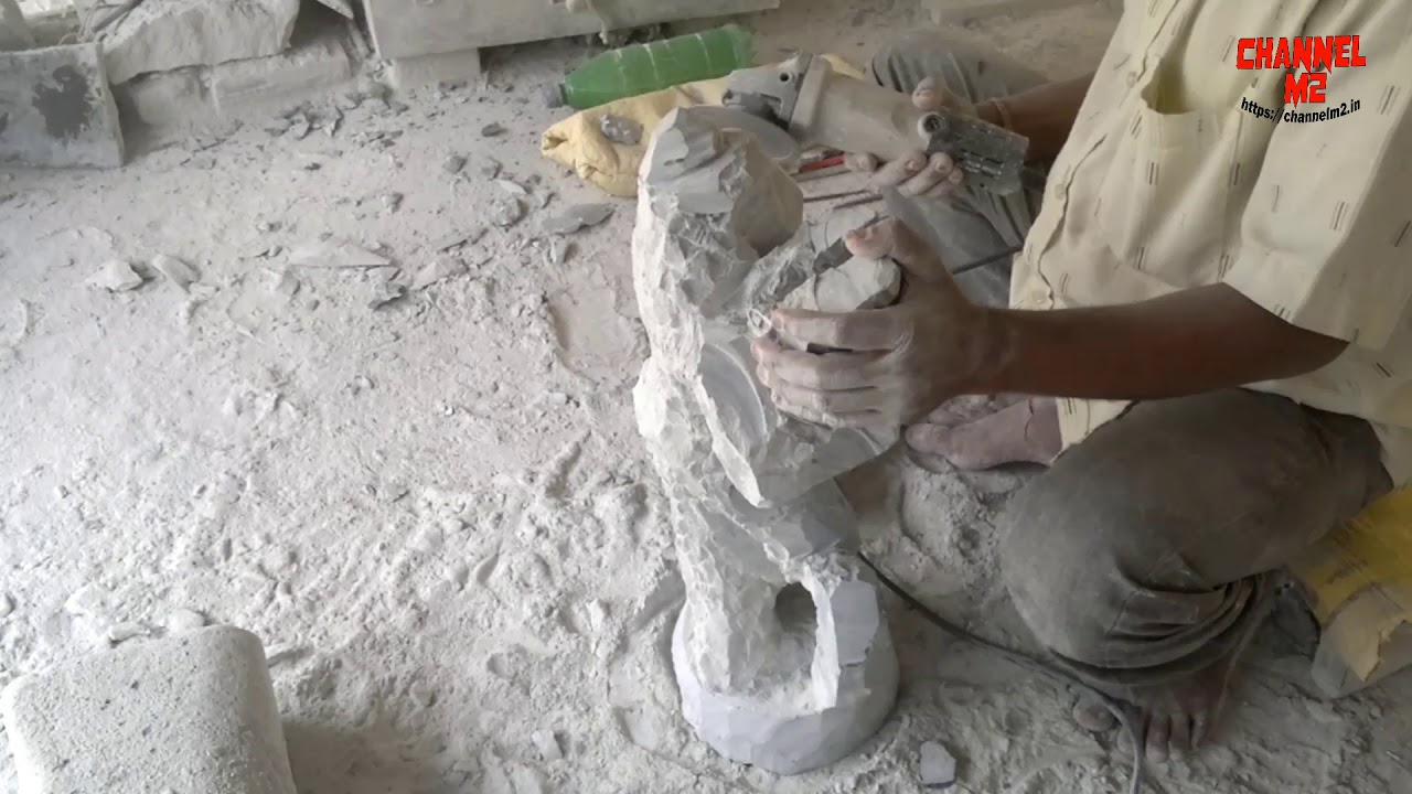 Stone Carving ¦ Making Lord Krishna Statue In Granite ¦ Time Lapse ¦ CHANNEL M2