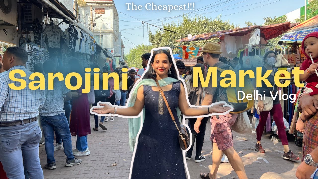 Sarojini Market | Delhi Vlog | Earring for just 30 rs | Cheapest market | Malavika Krishnadas