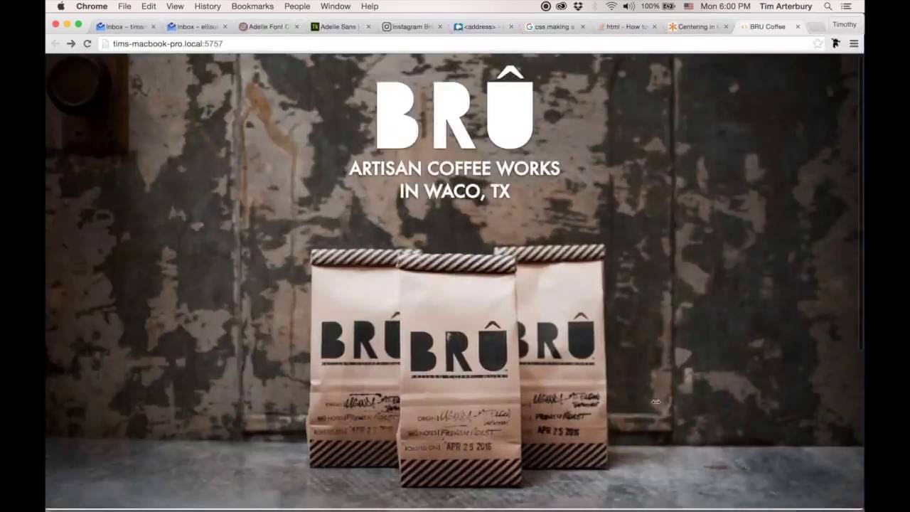 BRU Waco Landing Page Design & Code Speed Run