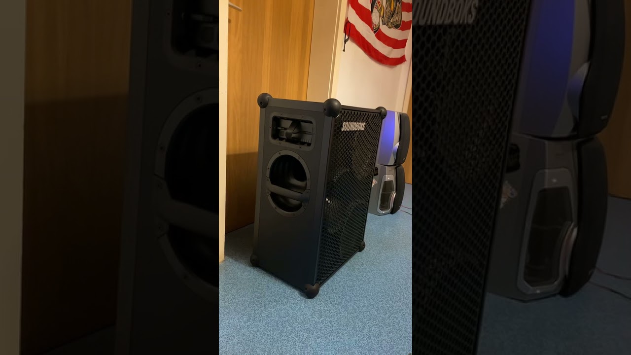 Soundboks indoor bass test🔊😳🤯