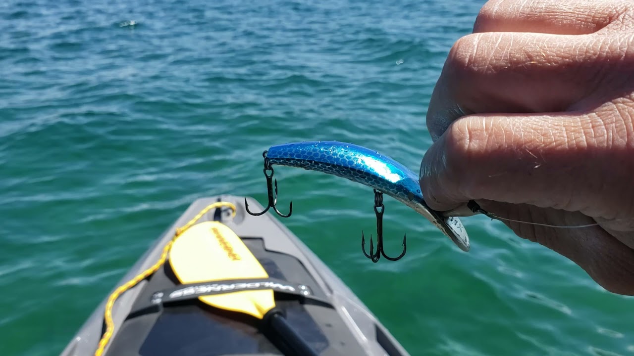 Kayak Fishing Lake Tahoe,  Mack in the Boat!