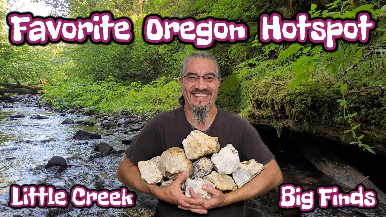 Finding Amazing Minerals In A Little Known Oregon PNW Creek
