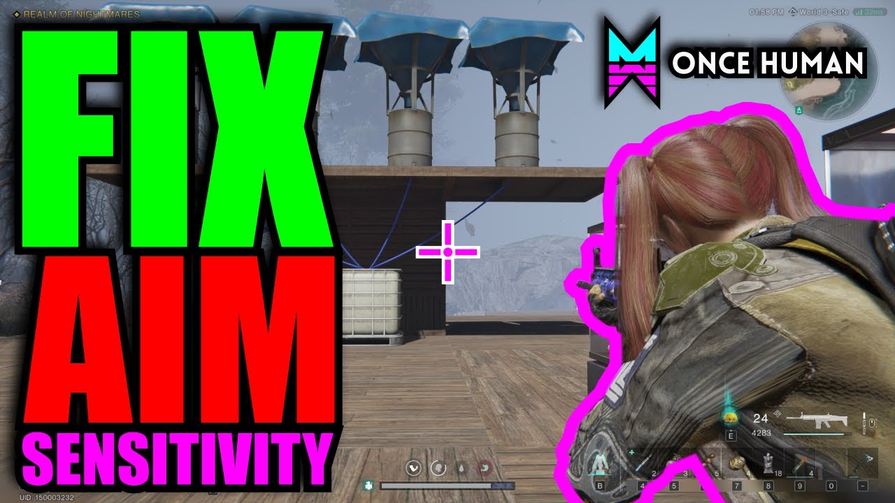 FIX AIM SETTINGS and SENSITIVITY in ONCE HUMAN