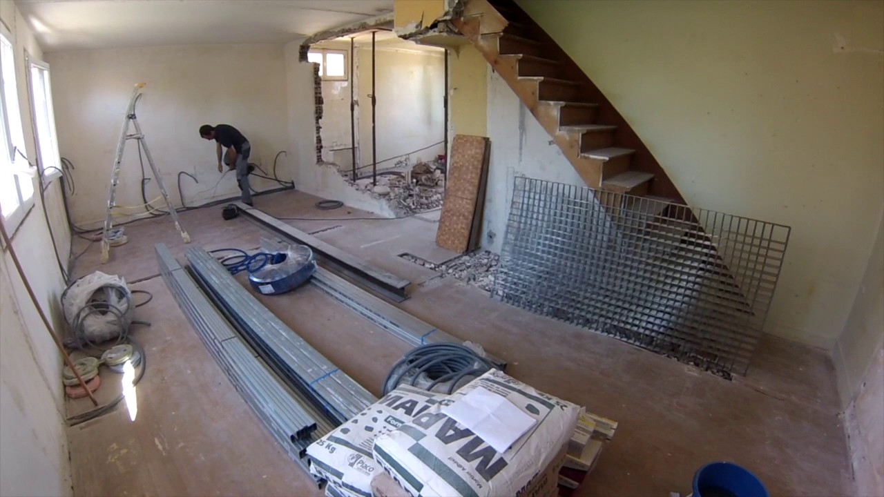 rénovation maison partie 1, travaux tous corps d'état, architecte d'intérieur paris.