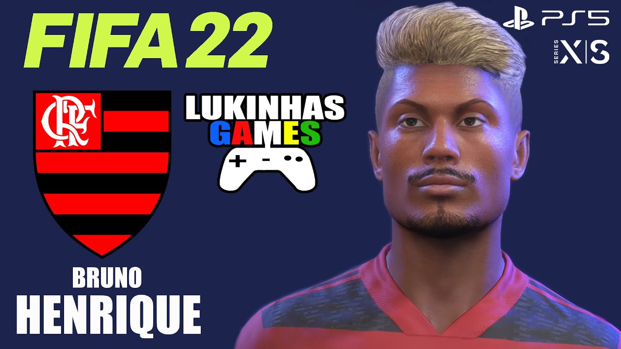 FIFA 22 | BRUNO HENRIQUE | FLAMENGO | LOOK ALIKE | HOW TO MAKE | TUTORIAL | PRO CLUBS | STATS