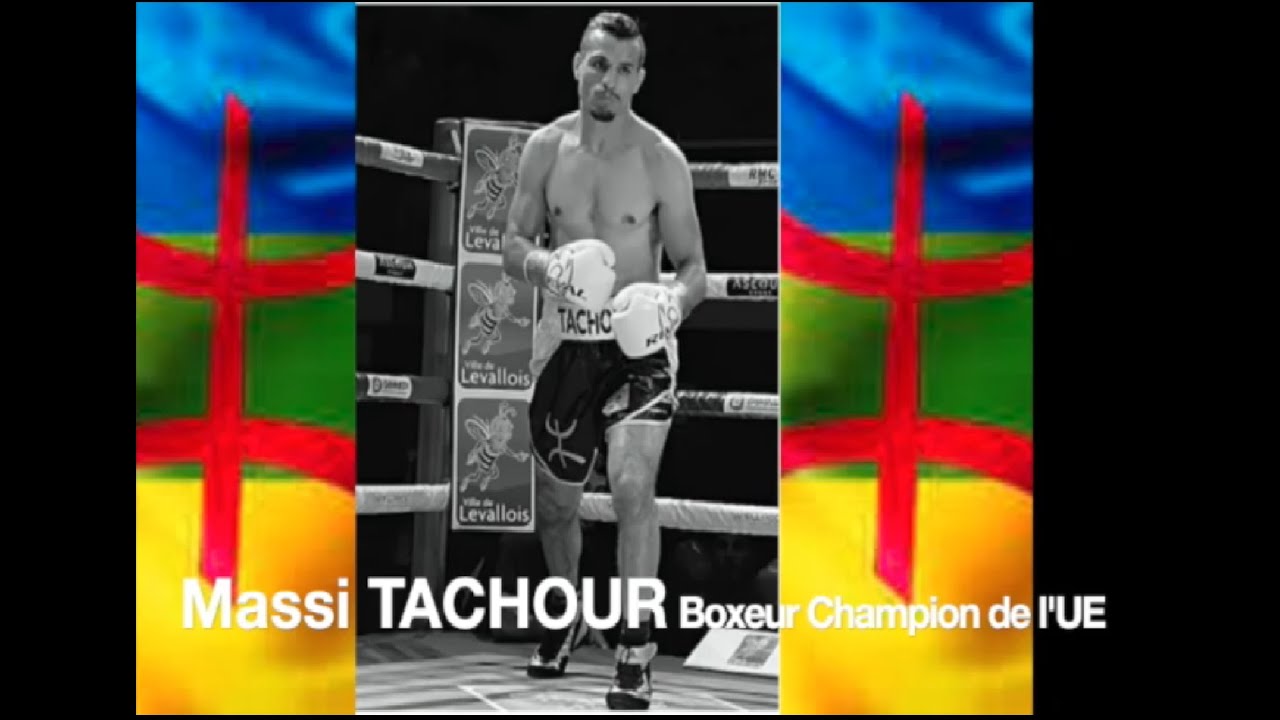 Massi Tachour Champion d'Europe EBU des supers légers par Larbi Hamadi