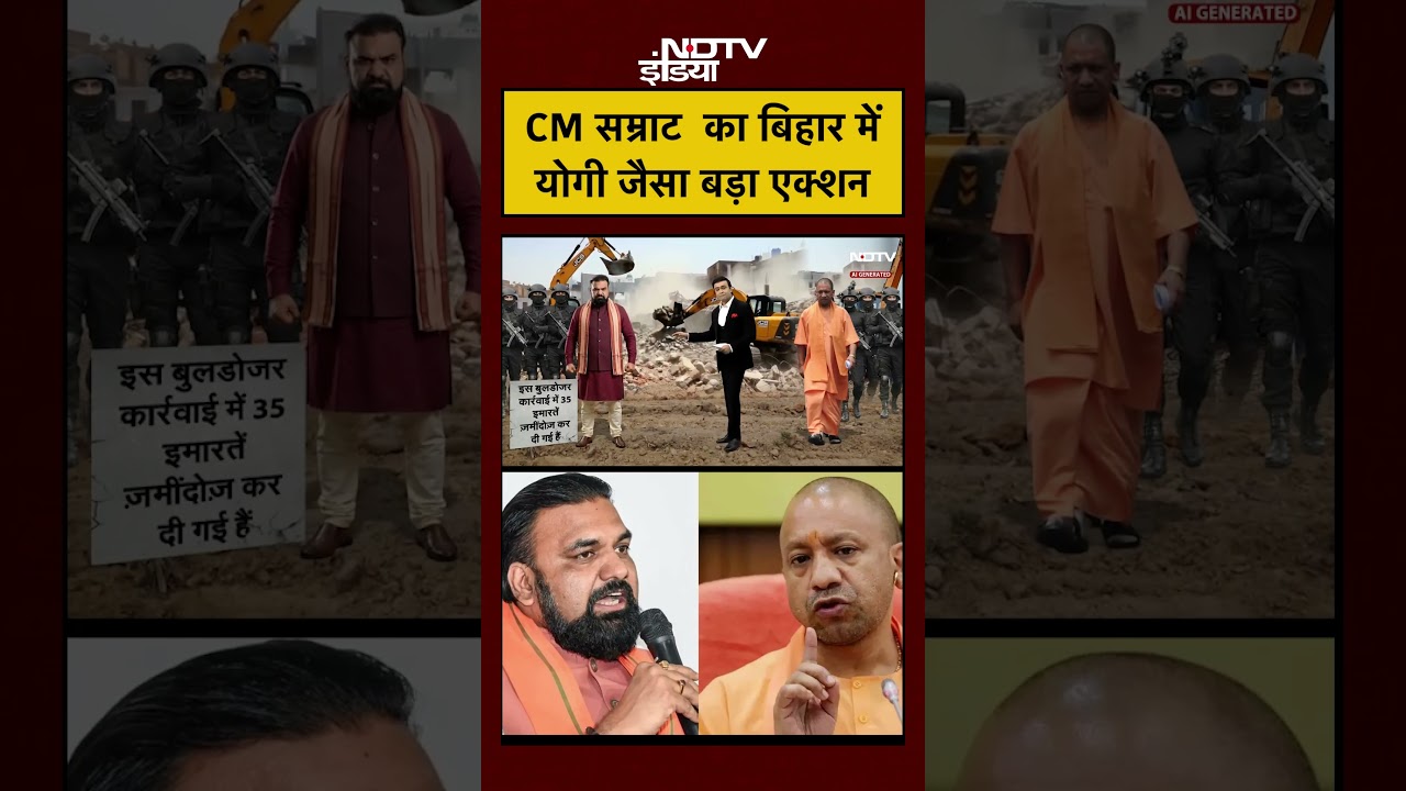 Syed Suhail: Bihar CM Samrat Choudhary का CM Yogi जैसा Bulldozer एक्शन!| #ndtvindia