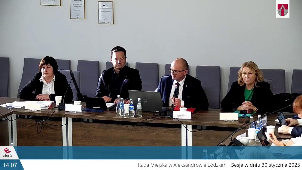 X sesja Rady Miejskiej w Aleksandrowie Łódzkim.