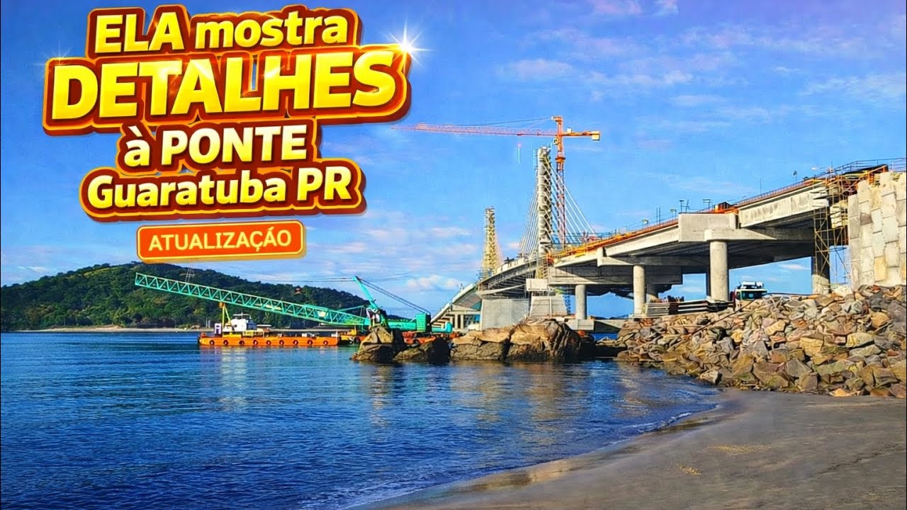 DETALHES da PONTE GUARATUBA PR 