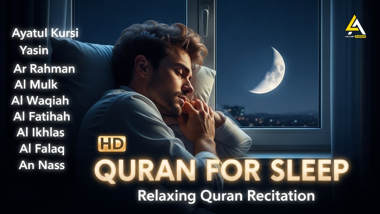Extremely Peaceful Quran Before Sleep ✦ Al Fatiha, Yasin, Ar Rahman, Al Mulk