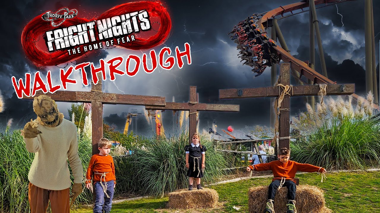 Fright Nights Full Walkthrough at Thorpe Park (Oct 2023) [4K]