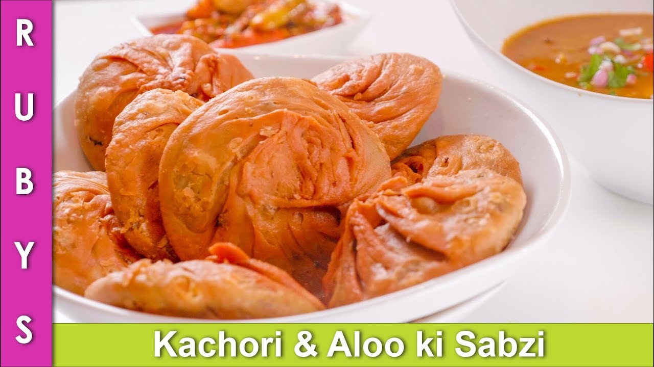 Kachori Aur Aloo ki Sabzi Salan ya Phir Tarkaree Recipe in Urdu Hindi  - RKK