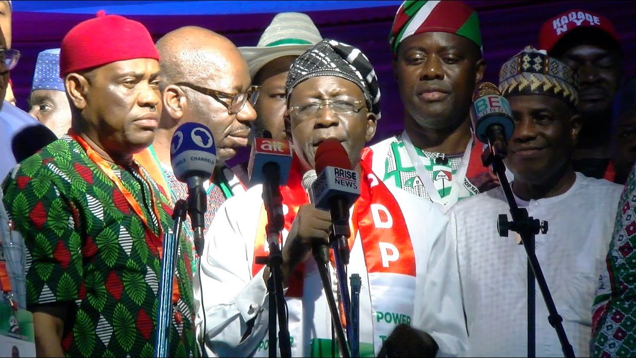 Colourful Moments As PDP Elects New National EXCO At The Convention; Vows To Take Power in 2023