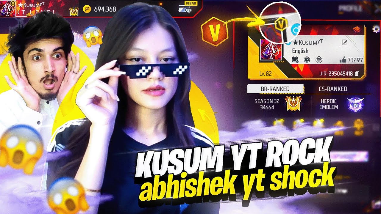 @KUSUMYT Got V Badge🤔❤️ How?? #freefire
