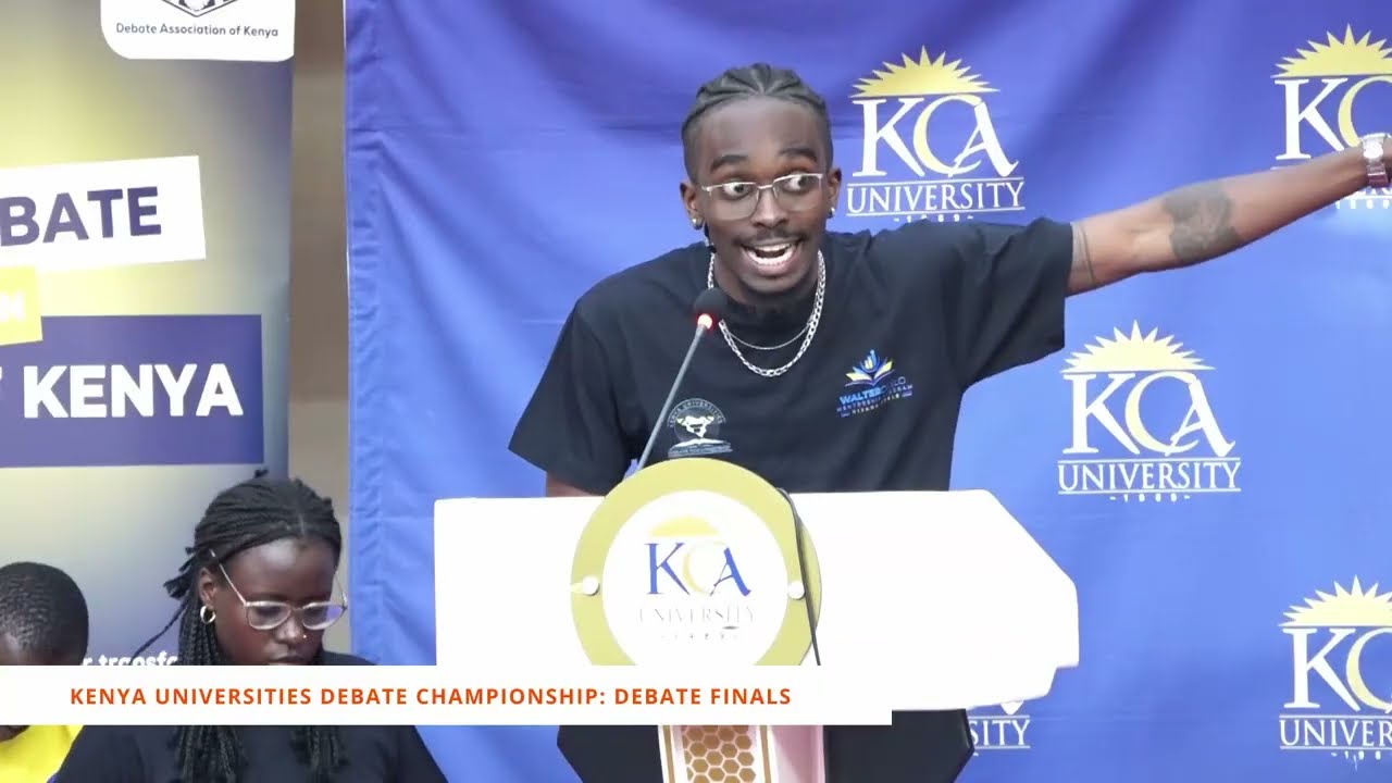 Kenya Universities Debate Championships 2025- Debate Finals