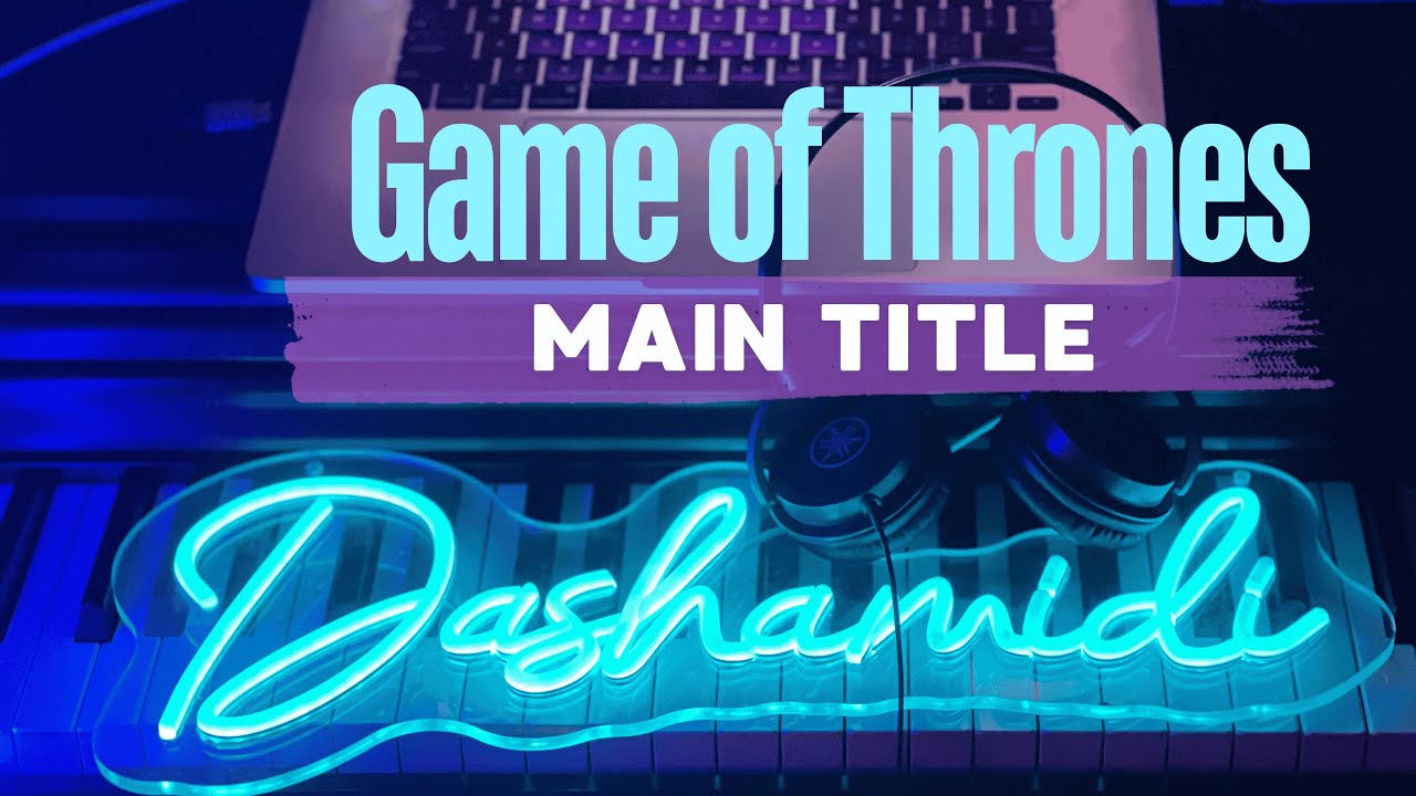 Кажется, Зима близко...Winter Is Coming! - Game of Thrones Main Theme (#dashamidi Piano Cover)