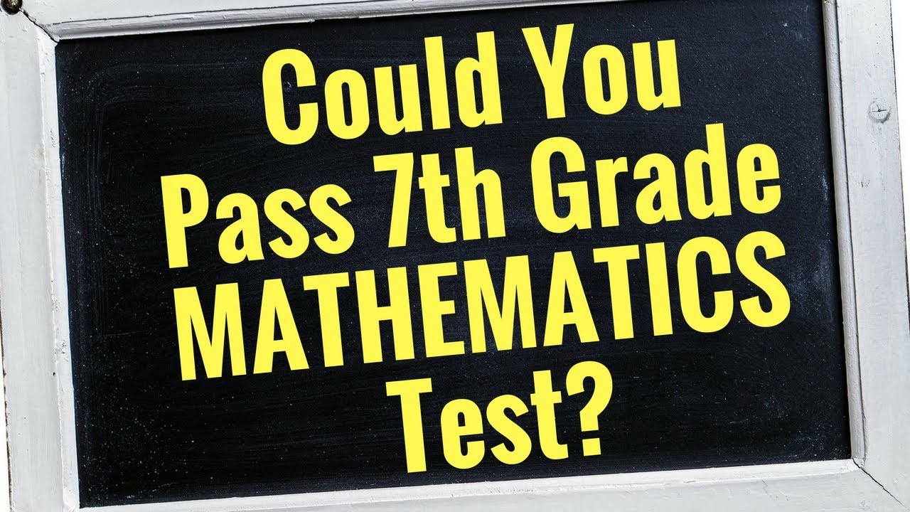 MATH Quiz: Are You Smarter than 7th grader? | Can You Pass 7th Grade? - 30 Questions